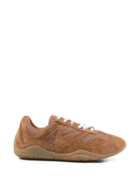 Sneakerși Inuikii din piele de căprioară maro