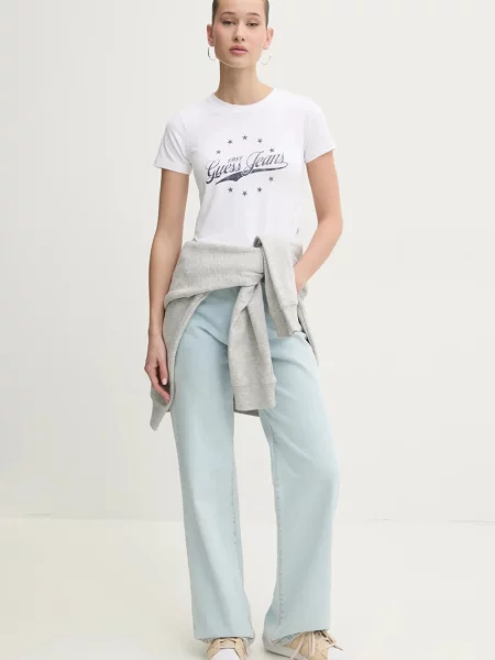 Футболка Guess Jeans белая