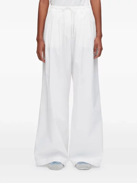 Φαρδύ πόδι κορδόνι περίσφιξης παντελόνι 3.1 Phillip Lim λευκό