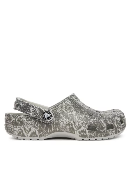 Natikače Crocs Classic Pop Animal Clogs siva
