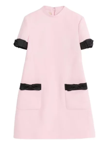 Rochie mini Valentino Garavani scurtă de costum roz