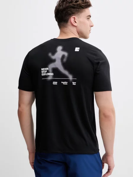 The North Face t-shirt γυμναστικής Ανδρικό BITMAP μαύρο