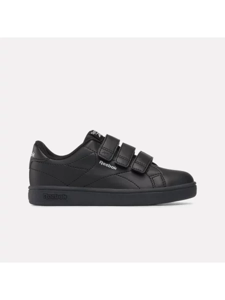 Reebok Court Clean Damskie Sneakersy dla Dzieci z Rzepamiunisex Size: 27 czarne