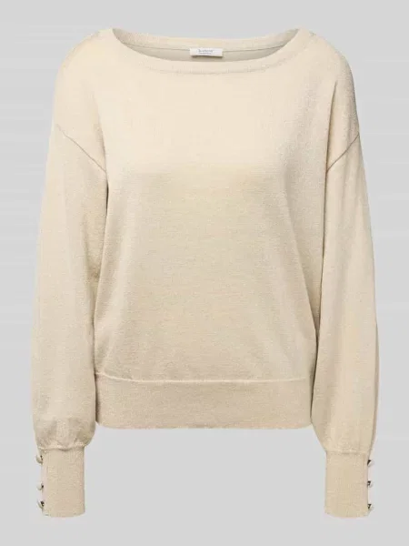 Sweter z dzianiny z ozdobnymi model ‘MOBBE’ B.young