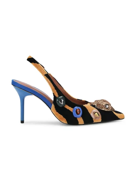 Kurt Geiger London szpilki Loulou Eagle Sling czarna