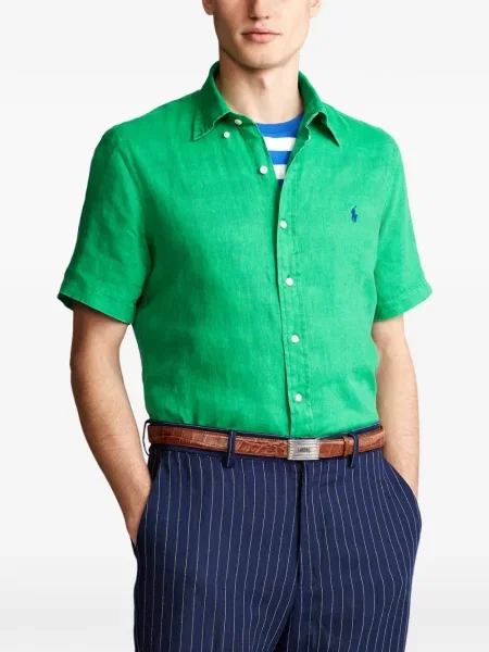 Curea Polo Ralph Lauren tricotate cu autograf cu șireturi albastru