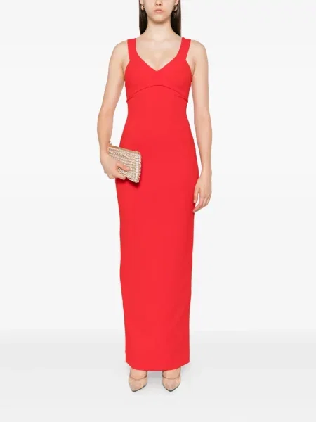 Rochie maxi Solace London de costum roșu