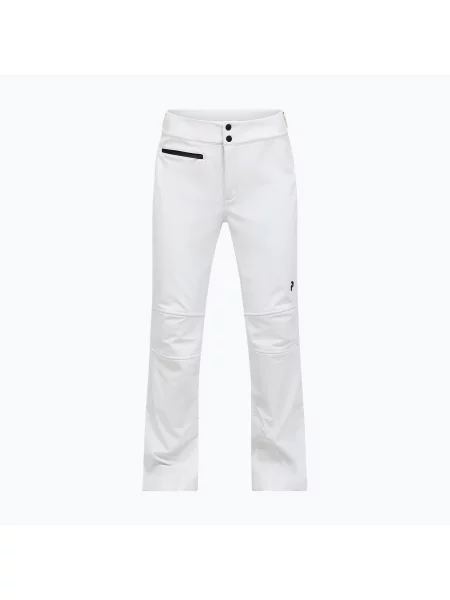 Pantaloni de schi pentru femei Peak Performance Stretch Softshell off white alb