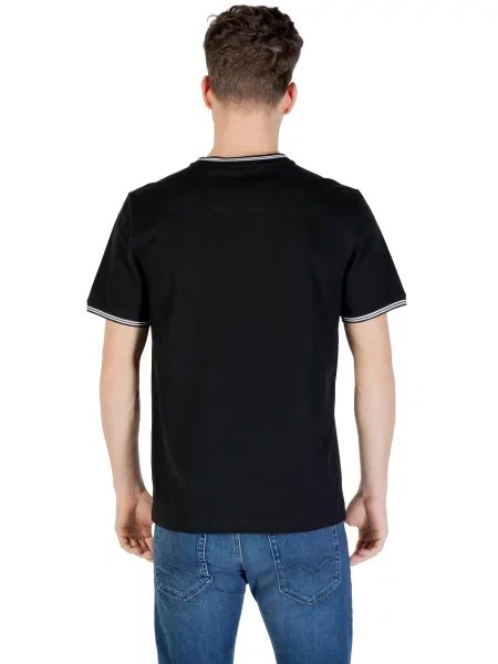 BOSS GREEN Tricou Taul | stretch negru