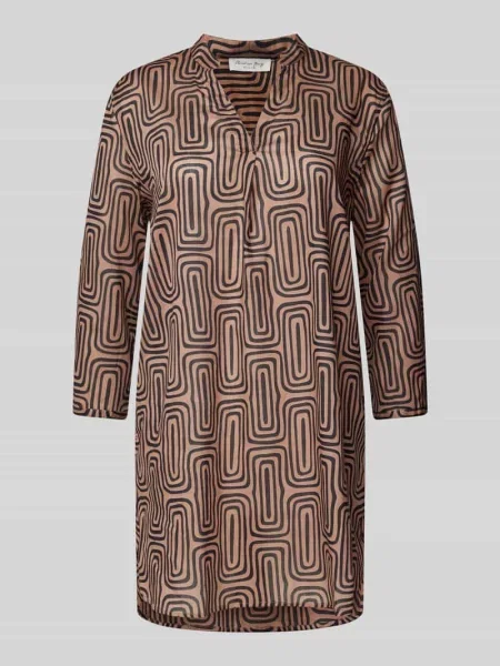 Tunika o kroju regular fit z rękawem o dł. Christian Berg Woman