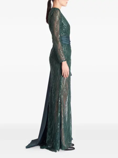 Rochie Gattinolli By Marwan cu paiete verde