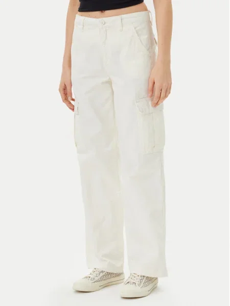 Guess Jeans Blugi Écru Straight Leg