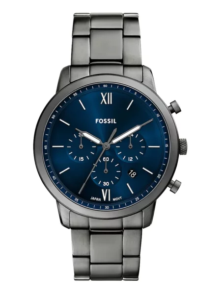 Ura s kronografom Fossil siva