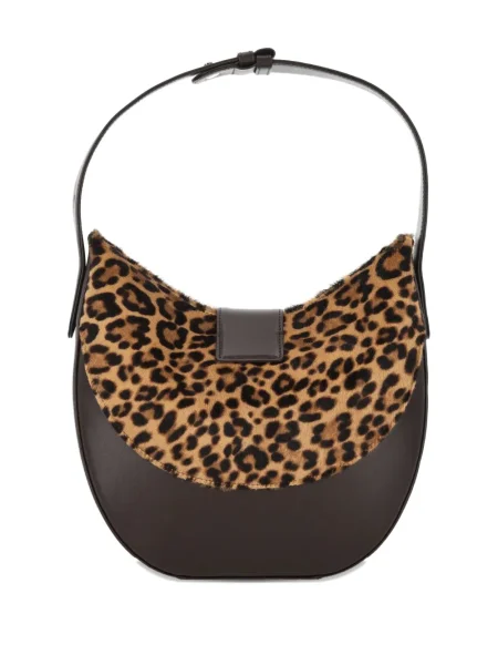 Geantă Rodo cu imagine cu model leopard maro