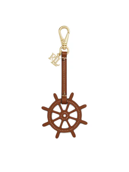 Lauren Ralph Lauren Obesek za ključe konjak / zlata rjava