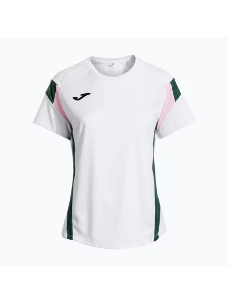 Tenisové tričko Joma Montreal white/green bílé