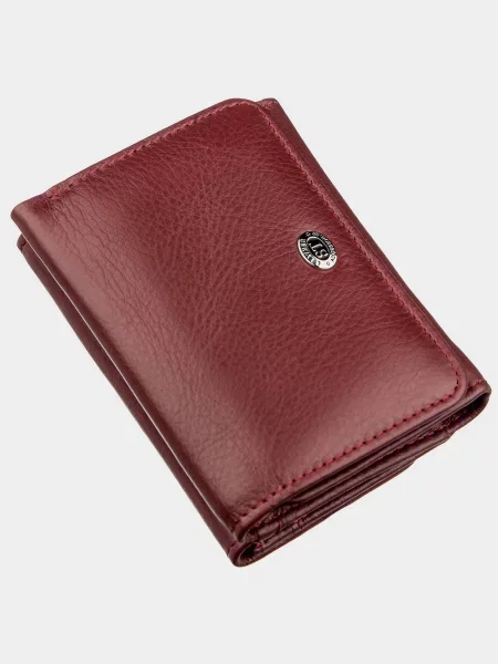 ST Leather Accessories Гаманець Шкіра червоний