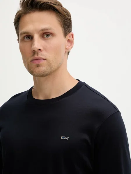 Лонгслів Paul&Shark Knitwear однотонний синій