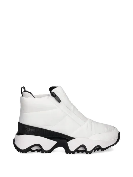 Botine Sorel asimetrice alb