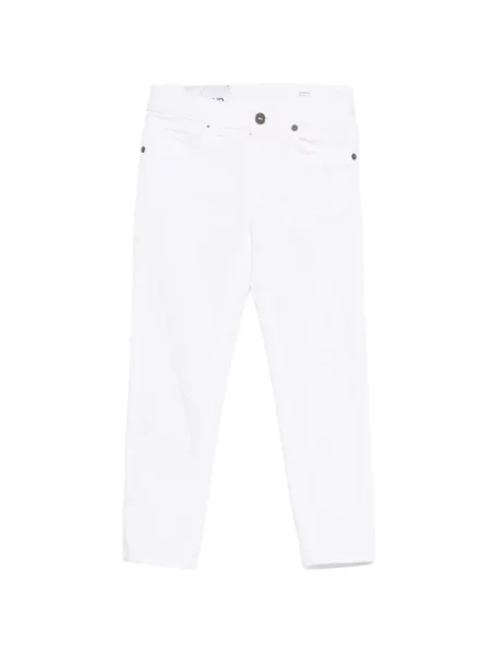 Jeansy skinny dziecięce Dondup białe