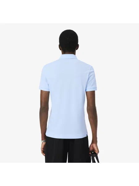 Lacoste Koszulka Polo Paris Stretch Piqué Regular Fit niebieska