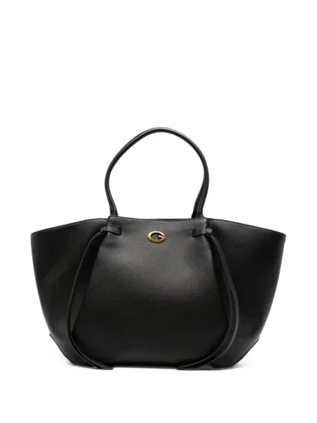 Geantă shopper Guess cu autograf negru