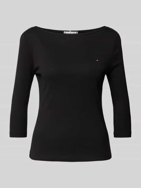 Tommy Hilfiger Koszulka Z Rękawem schwarz czarna