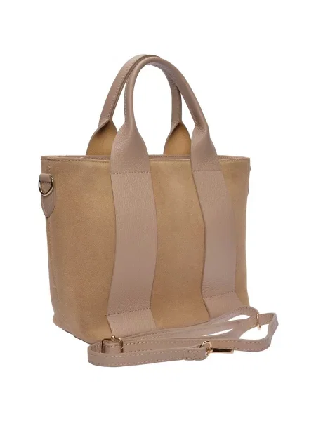 Geantă shopper Luisa Vannini bej