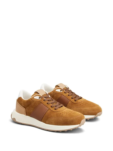 Sneakerși Tod's din piele de căprioară maro