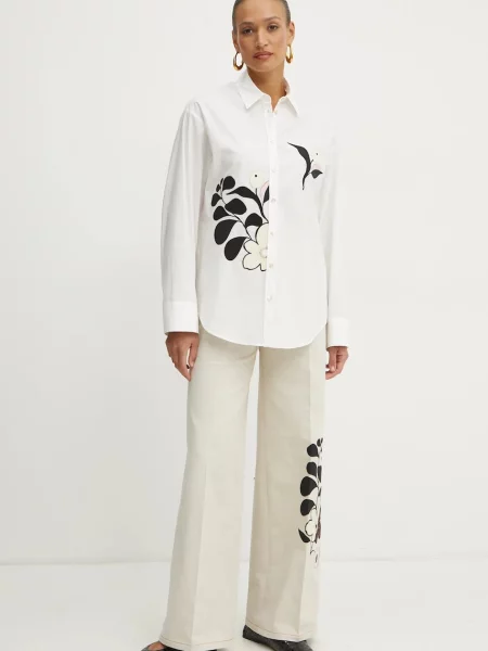 Сорочка Forte Forte relaxed класичний комір shirt білий