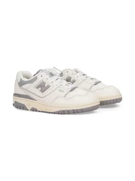 Кожени маратонки New Balance 550 сиво