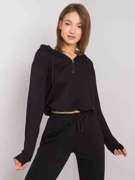 Hanorac Fashionhunters negru
