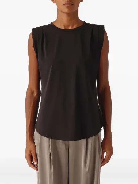 Top Michael Michael Kors cu umeri negru