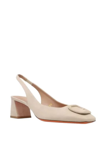 Pantofi cu toc Santoni cu cataramă slingback