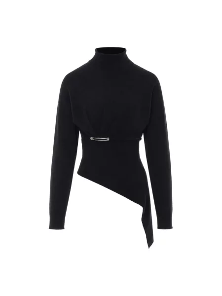 Sweter Lanvin z kaszmiru czarny