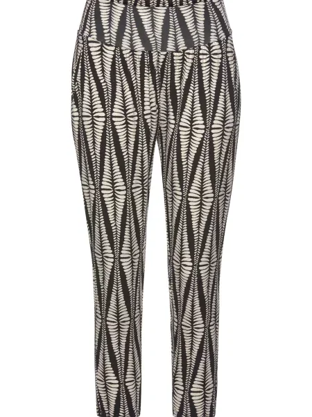 LASCANA Pantaloni Grafik bej negru