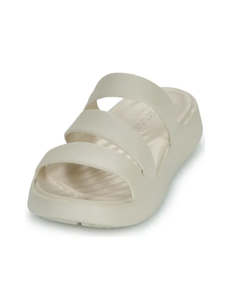 Pántos félcipő Crocs bézs