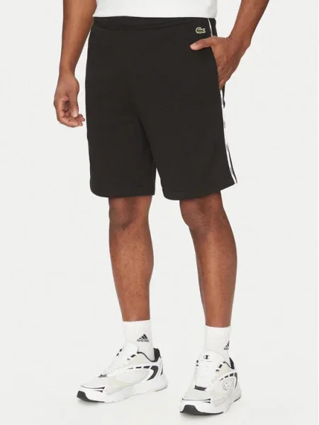 Lacoste Pantaloni scurți sport negru