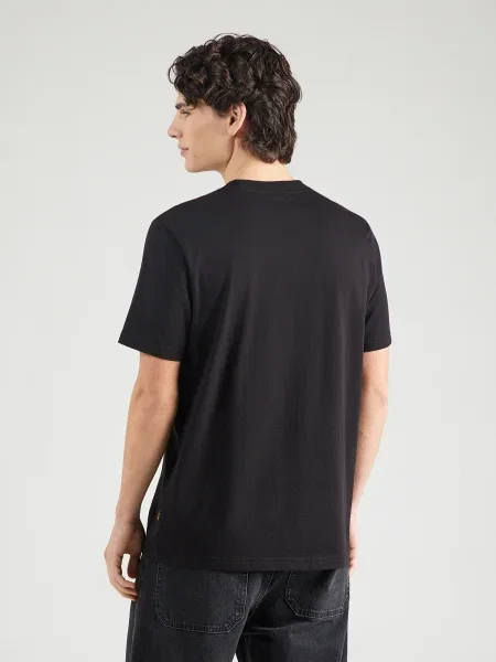 BOSS Tricou Te_Cover turcoaz / albastru deschis / verde pastel negru