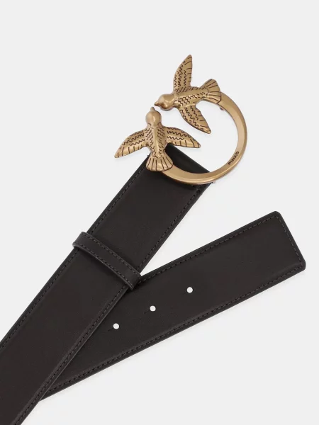 Шкіряний Pinko бежевий