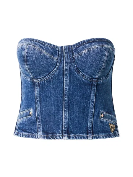 Guess Top Bleumarin albastru