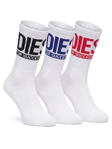 DIESEL Șosete Diesel Socken Pack alb