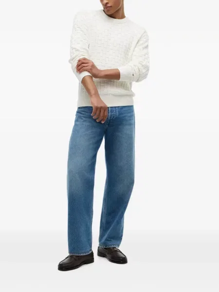 Pulover Tommy Hilfiger cu decolteu rotund