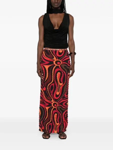 Fusta maxi Pucci negru