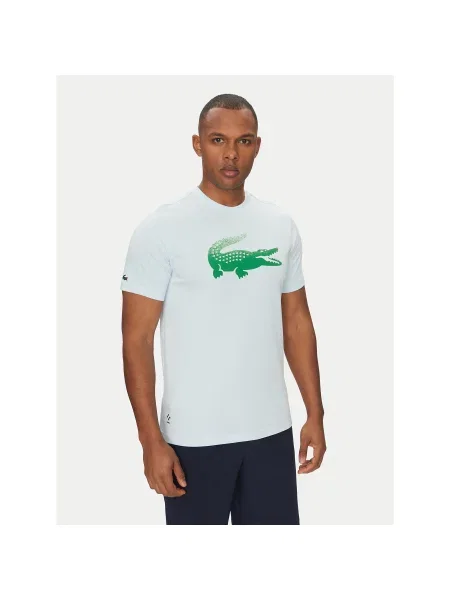 Футболка Lacoste голубая