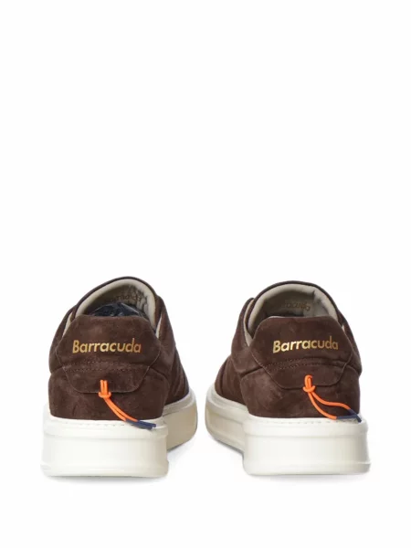 Sneakerși Baracuta din piele de căprioară maro