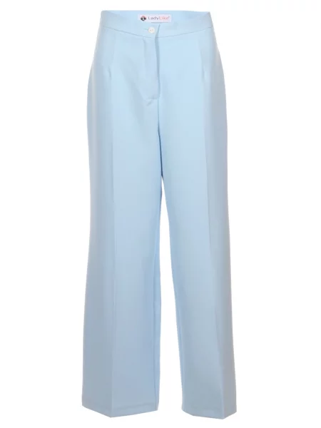Штани повсякденні LadyLike бавовна/поліестер блакитний