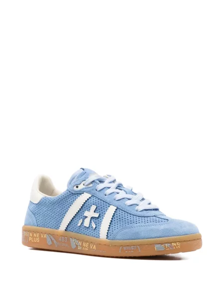 Sneakerși Premiata cu perforații albastru