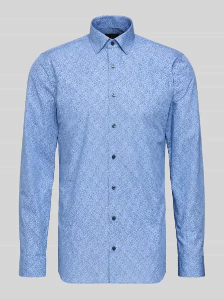 Olymp Koszula Nr 6 Super Slim blau błękitna