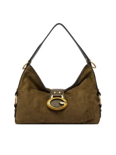 Torbica Guess Camden Tamno zelena
